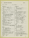Automobile Manufacturers Association consolidated specification questionnaire for 1938 models.