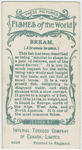 Bream (Abramis brama).