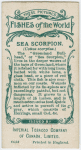 Sea scorpion (Cottus scorpius).