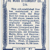 Moss Line, Liverpool.