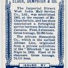 "Imperial Direct West India Mail Service", and African Steamship Co, Ltd., Liverpool.