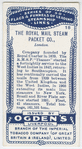 The Royal Mail Steam Packet Co., London.