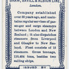 Shaw, Savill & Albion Line, London.