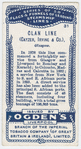 Clan Line (Cayzer Irvine & Co.), Glasgow.