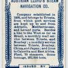 Austrian Llloy's Steam Navigation Co., Trieste.