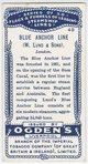 Blue Anchor Line, (W. Lund & Sons), London.