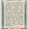 Dominion Line, Liverpool.