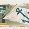 Blue Anchor Line, (W. Lund & Sons), London.