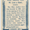 Blue Anchor Line, (W. Lund & Sons), London.