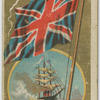 English Pennant and Union Jack.