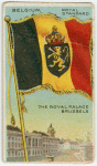 Belgium, Royal Standard, the Royal Palace Brussels.