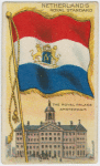 Netherlands Royal Standard : the Royal Palace Amsterdam.