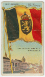 Belgium, Royal Standard, the Royal Palace Brussels.