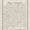 Flag of Ceylon.