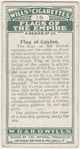 Flag of Ceylon.