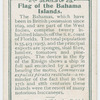 Flag of the Bahama Islands.
