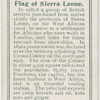 Flag of Sierra Leone.