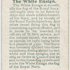 The White Ensign.