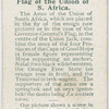 Flag of the Union of South Africa.