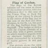 Flag of Ceylon.