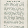 Flag of Ceylon.