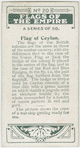 Flag of Ceylon.