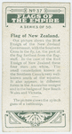 Flag of New Zealand.