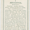 Abyssinia.