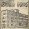 D.R. Grant, City Steam Bakery. Binghamton, N.Y.; T.W. Whitney, Watches, Fine Jewelry & Corner Court & Washington Streets, Binghamton, N.Y.; The First National Bank Building, Corner Court & Washington Sts, Binghamton, N.Y. ; Boss & Payfair, Billards. Boss Pale Ale Drawn From Wood.; The Bennett Block., Washington Street.