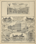 A.J. Inloes & Co.'s Wholesale & Retail Dealers in Drug & Store and Homoeopathic Pharmacy. 44&46 Court Street, Binghamton, N.Y.; Excelsior Carriage Works Milks & Watson, Manufacturers of the Patent Combination Spring Platform Wagon, Binghamton, New York