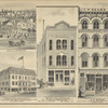 Residence of M. Stampfler, Prospect St., Binghamton, N.Y.; Exchange Hotel, Binghamton, N.Y.; Binghamton Republican.; C.W. Sears, Dealer in Books, Stationery, Wall Paper, Window Shades, Fancy Goods & c., Binghamton, N.Y.
