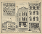 Residence of M. Stampfler, Prospect St., Binghamton, N.Y.; Exchange Hotel, Binghamton, N.Y.; Binghamton Republican.; C.W. Sears, Dealer in Books, Stationery, Wall Paper, Window Shades, Fancy Goods & c., Binghamton, N.Y.
