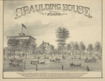 Spaulding House. W.F. Spaulding, Proprietor. Binghamtom, N.Y.