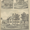 Birdsall Block, Whitney's Point, Broome Co., N.Y. ; Residence of M.B. Eldridge & E.D.F. Hyde. Whitney's Point, Broome Co., N.Y.; Whitney's Point Academy and Union School.