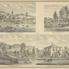 Res. & dairy farm of F.C. Hazard, Triangle TP, Broome Co., N.Y.; Res. of C.N. Cunningham, Whitney's Point, Broome Co., N.Y.; Res. & dairy farm of Cyrus Page, Triangle TP, Broome Co., N.Y.; Res. & office of C.R. Rogers, M.D., Whitney's Point, Broome Co., N.Y. now occupied by S.P. Allen, M.D.