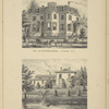 Res. of A.D. Harrington, Oxford, N.Y.; Res. of H.L. Miller, Fort Hill Square, Oxford N.Y.