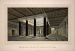 Das grosse Atrium des Schlosses Orianda.