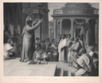 Paul preaching at Athens.