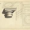 The projection of a Dorick [sic] capital, in perspective.