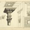 The optick [sic] projection of a Corinthian cornice, with the capital and part of the column.