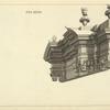 A side-view of the composite cornice, in perspective.