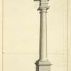 A Tuscan column in perspective.