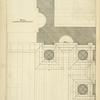 The geometrical plan of a design, of the Dorick [sic] order.