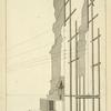 The manner of erecting machines, that consist of several ranges of frames.