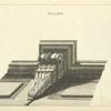 The horizontal projection of a shaded corbel.