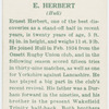 E. Herbert (Hull).