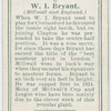 W. L. Bryant (Millwall and England).