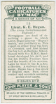Lieut. K. E. Hegan (The Army, Corinthians and England).