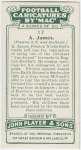 A. James (Preston N. E. and Scotland).