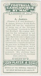 A. James (Preston N. E. and Scotland).